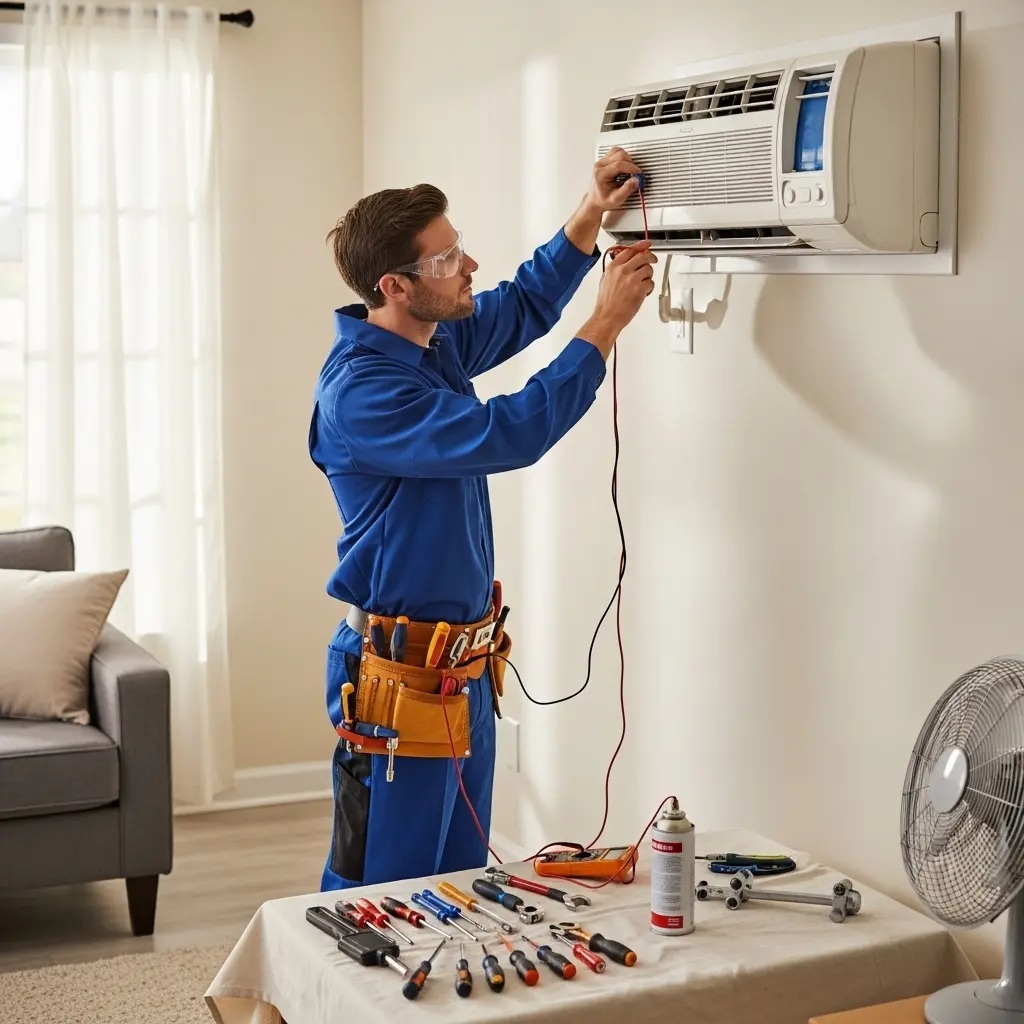 Selçuk Termodinamik Termodinamik klima gaz dolumu ve bakım – Enerji verimliliği artırıldı. - Teknik servis örneği